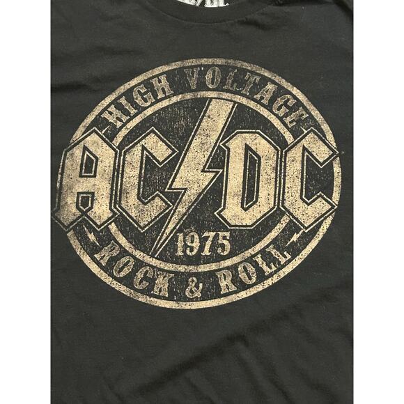 AC/DC High Voltage 1975 Graphic Band T-Shirt Black Size Small - Picture 3 of 4